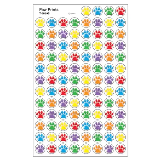 Trend Enterprises® Paw Prints superSpots® Stickers, 800ct. {1}