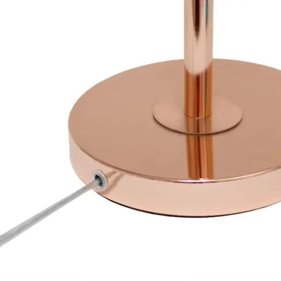 Lalia Home 2.5ft. Vertically Adjustable Desk Lamp Rose Gold {9}
