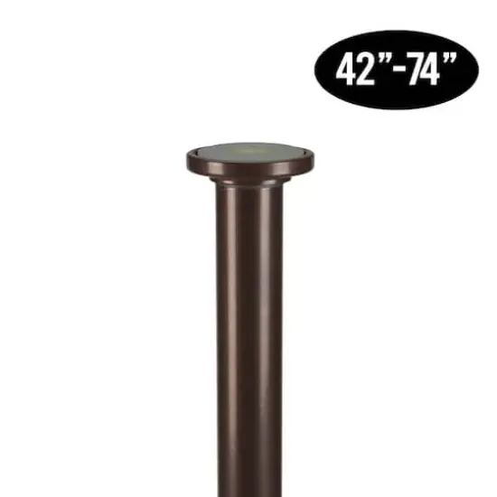 Home Details Adjustable Tension Curtain Rod Oil Rubbed Bronze {4}