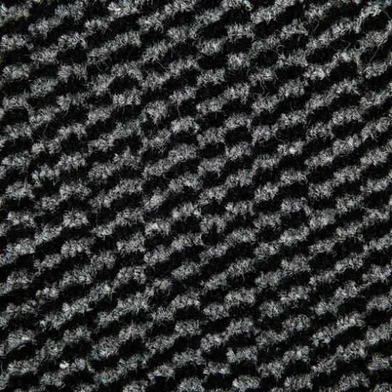 DII&reg; Gray & Black Walk Off Utility Runner Doormat, 24" x 36" {8}