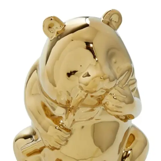 Gold Porcelain Glam Sculpture, set of 2, 7", 8" {7}