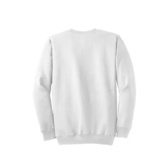 Port & Company&reg; Essential Fleece Crewneck Sweatshirt White {5}