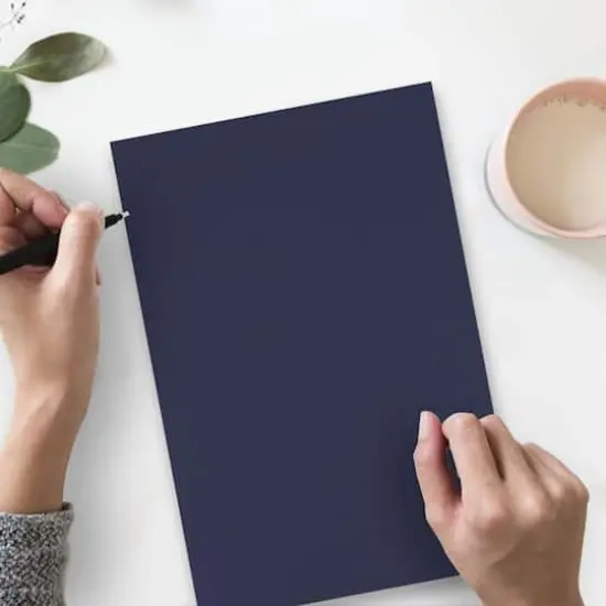 JAM Paper Matte 8.5" x 14" 28lb. Paper, 50 Sheets Navy Blue {4}