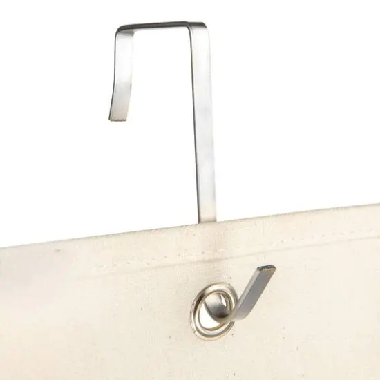 Household Essentials 68" Natural Cotton Over the Door Cap & Hat Organizer {6}