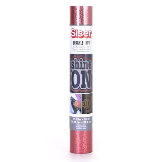 Siser&reg; Sparkle&trade; Heat Transfer Vinyl Tomato Red {1}