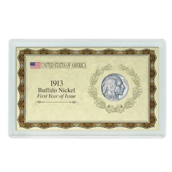 1913 First Year of Issue Buffalo Nickel {3}