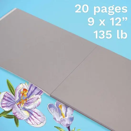 Canson&reg; Graduate Foldover Gray Toned Mixed Media Pad, 9" x 12" {4}