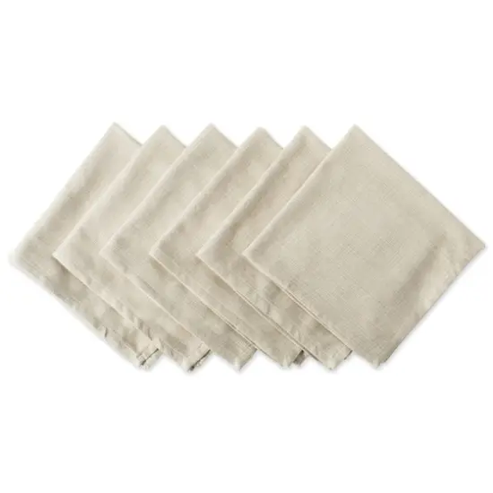 DII&reg; Variegated Napkin Set, 6ct. Taupe {1}