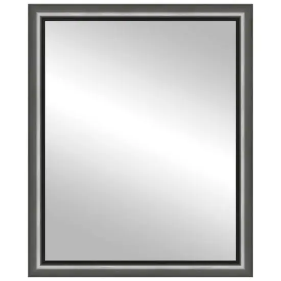 Timeless Frames&reg; Cleo Pewter 24" x 30" Framed Mirror {1}