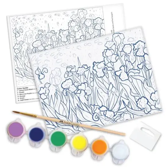 Faber-Castell Paint by Number Museum Series., Irises {3}