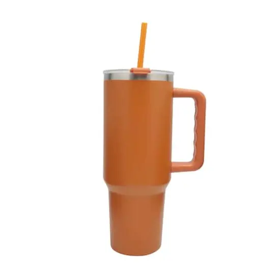 40oz. Pumpkin Spice Stainless Steel Insulated Tumbler by Ashland® {1}