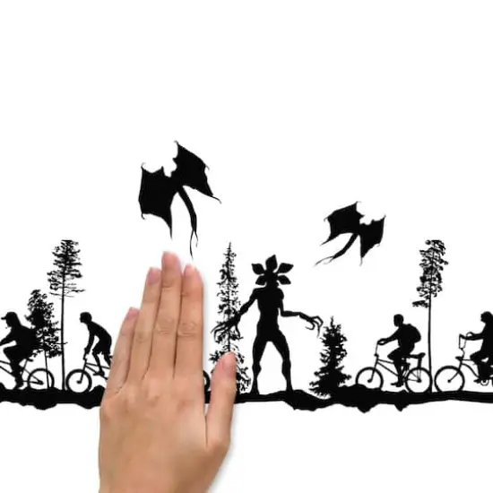 RoomMates Stranger Things Forest Scene Peel & Stick Wall Decal Set {5}