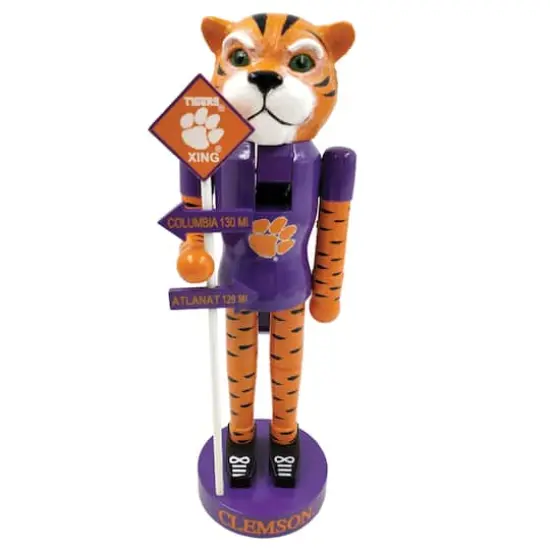 Santa's Workshop 12" Rivalry Nutcracker Clemson University {1}