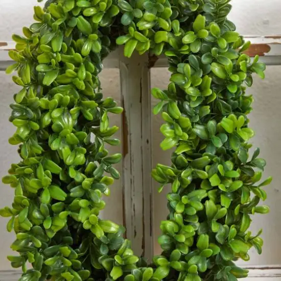 12" LOVE Boxwood Wall Decoration {10}