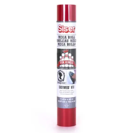 Siser&reg; Easyweed&reg; Heat Transfer Vinyl Mega Roll Red {1}