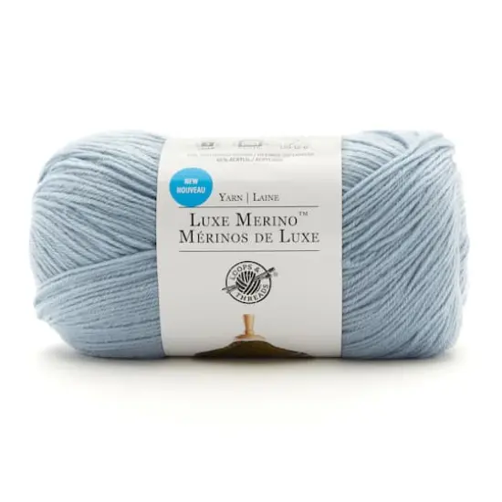 Luxe Merino&trade; Solid Yarn by Loops & Threads&reg; Celestial Blue {1}
