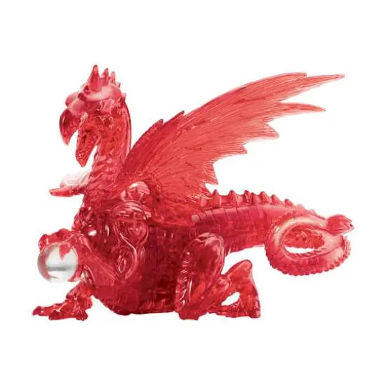 Original 3D Crystal Puzzle&trade; Dragon Red 56 Piece Puzzle {1}