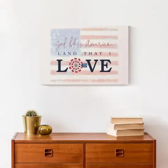 Land that I Love Canvas Wall Art {5}