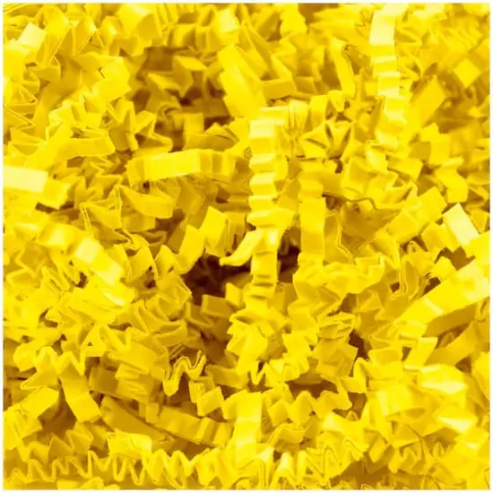 JAM Paper Crinkle Cut Shred Tissue Paper, 2oz. Yellow {4}