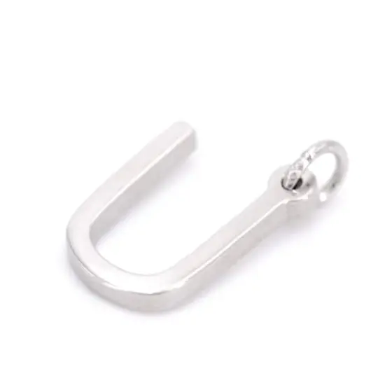 Sterling Silver Alphabet Charm by Bead Landing&trade; U {4}