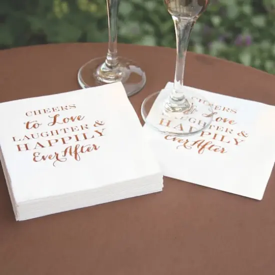 Hortense B. Hewitt Co. Cheers & Love Beverage Napkin {3}