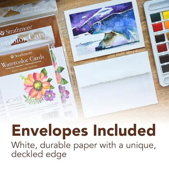 Strathmore&reg; 5" x 7" Watercolor Cards & Envelopes {7}