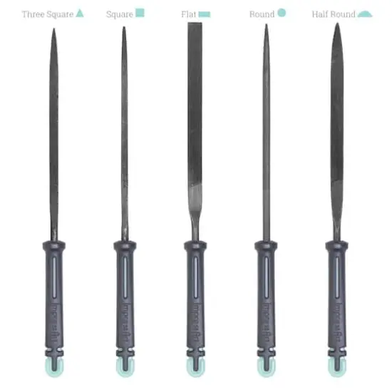 ImpressArt&reg; Needle File Set with File Block {4}