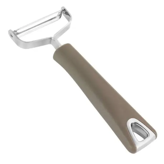 Martha Stewart Taupe Stainless Steel Swivel Peeler Kitchen Utensil {4}