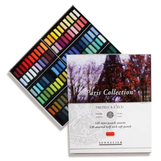 Sennelier Paris Collection 120 Color Extra-Soft Pastel Half Stick Set {4}