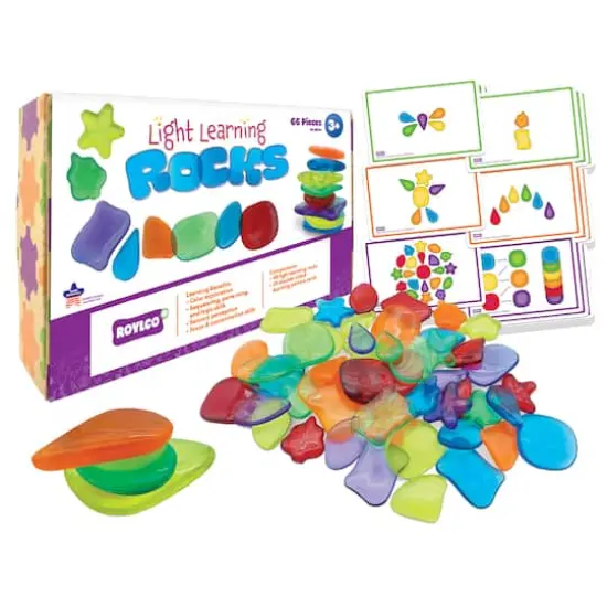 Roylco&reg; Light Learning Rocks Play Set {1}