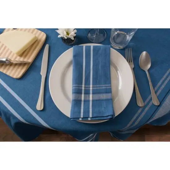 DII&reg; French Chambray Dinner Napkins, 6ct. Blue Chambray {9}