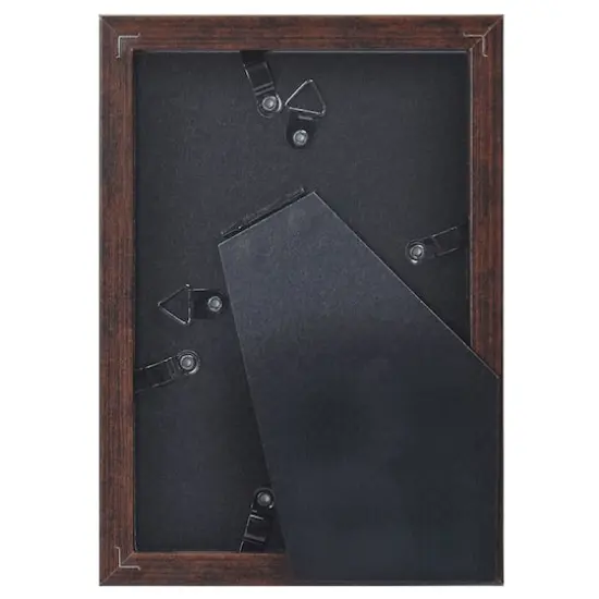 Basics&trade; Woodgrain Tabletop Linear Frame by Studio D&eacute;cor&reg; Dark Brown {4}