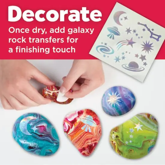 Faber-Castell&reg; Hide & Seek Paint Pour Rocks Kit {6}