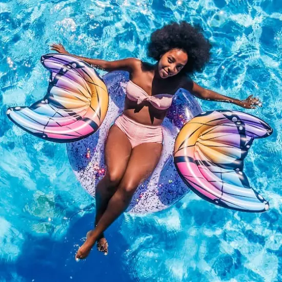 PoolCandy 40" Glitter Butterfly Pool Tube {3}
