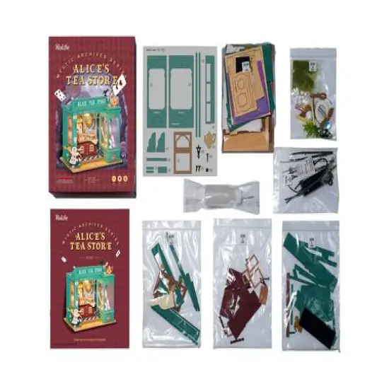 Rolife&reg; Alice's Tea Store DIY Miniature House Kit {9}