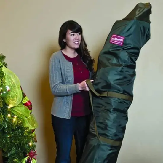 Green Foyer Christmas Tree Protective Storage Bag {4}