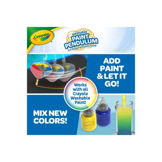 Crayola&reg; Washable Paint Pendulum Kit {9}