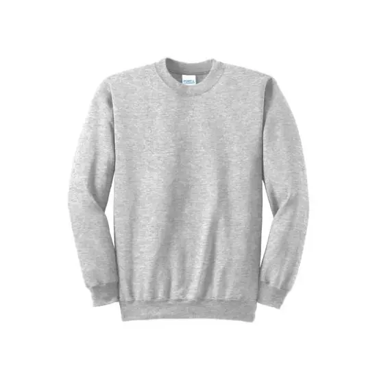 Port & Company&reg; Essential Fleece Crewneck Sweatshirt Ash {1}