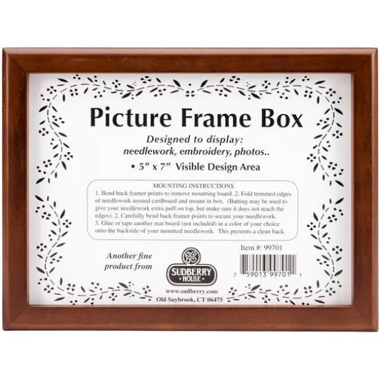 Sudberry House Mahogany Picture Frame Box {1}