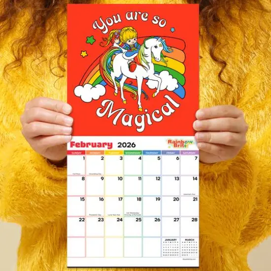 2026 Rainbow Brite Mini Calendar {5}