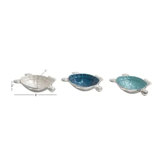 Silver Aluminum Coastal Serving Bowls, 3ct. {7}