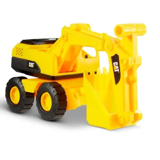 Funrise CAT&reg; Tough Rigs Construction 15" Yellow Toy Excavator {5}