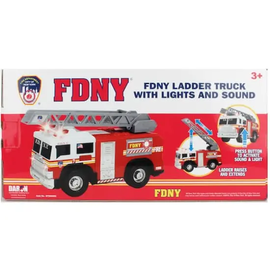 Daron FDNY Ladder Truck Toy {5}