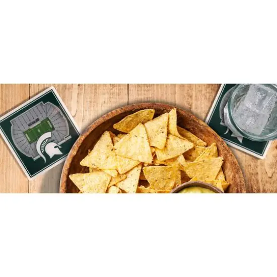 NCAA 3D StadiumView Coasters Michigan State Spartans {4}