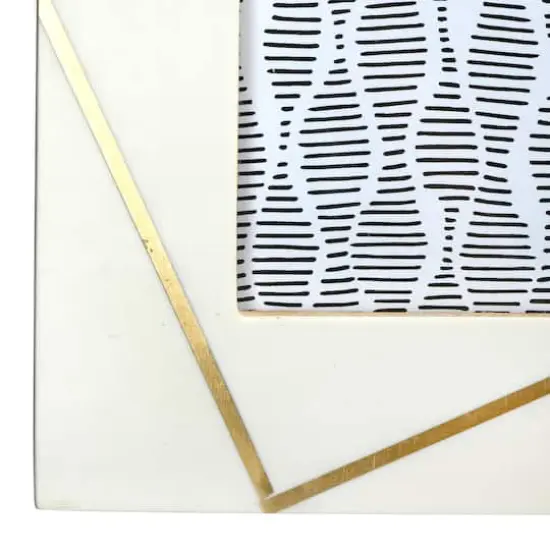 Hello Honey&reg; 2 Pack White & Gold Photo Frame {7}