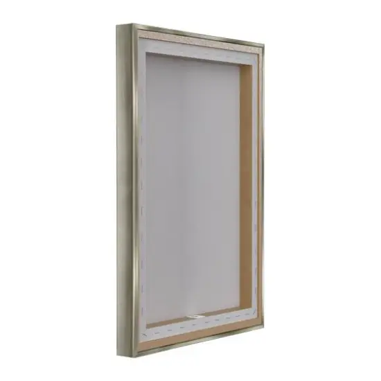 Stupell Industries Porch with American Flag Floater Framed Art Gray {5}