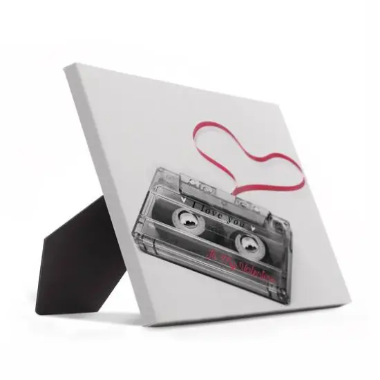 Mix Tape Love 8" x 10" Tabletop Canvas {3}