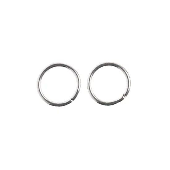 John Bead Must Have Findings 8mm Round Jump Ring, 118ct. Antique Silver {4}