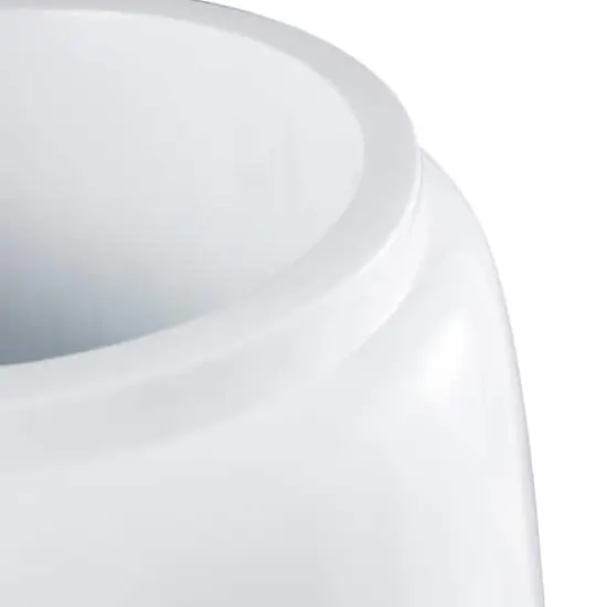 3ft. White Modern Tall Floor Vase {4}