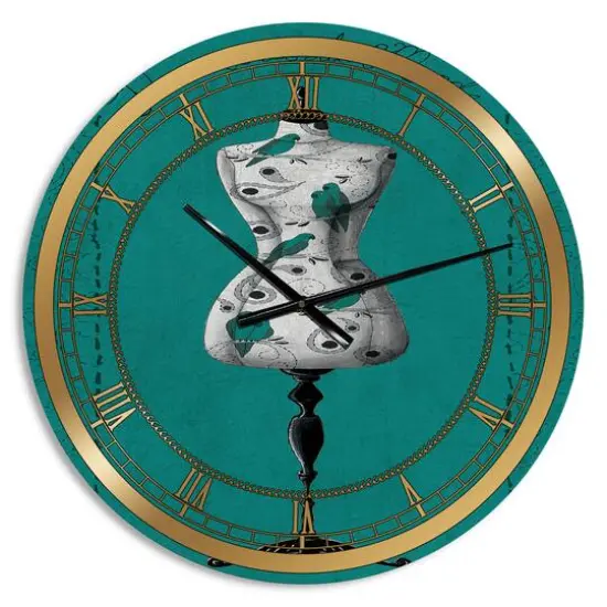 Designart French Couture IV Glam Wall Clock {1}